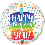 Qualatex Szülinapi lufi 18" 46cm Happy Birthday to you! (LUFI530574)
