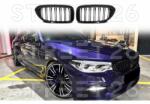 Tuning - Specials Grile Centrale compatibil cu BMW Seria 5 G30 G31 (2017-2020) M Design Negru Lucios V2 (6560)