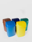 Sterk Plast РК Кош с люлеещ правоъгълен капак 35 Л (392764)