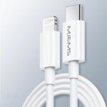 USAMS Cablu de date Apple, Usams, M1, 1.2m, SJ329USB01, Alb