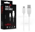 MaxLife TF-0019 5V/2A 3m USB-Type-C fehér adat- és töltőkábel (TF-0019) (TF-0019)