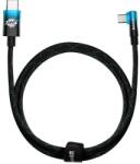Baseus MVP2 USB-C - USB-C Kábel - 1m 5A 100W - Fekete-Kék (CAVP000621)