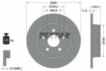TEXTAR Disc frana TEXTAR PRO 92326403 (92326403)