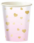 Amscan Pink Ombre Első születésnap papír pohár 8 db-os 250 ml (DPA991030966)