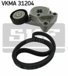 SKF Set curea transmisie cu caneluri VW TRANSPORTER V bus (7HB, 7HJ, 7EB, 7EJ, 7EF, 7EG, 7HF, 7EC) (2003 - 2016) SKF VKMA 31204