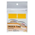 Blank Permanent stick index plastic transparent cu margine color 44x40mm, 6 culori x 4 file/set