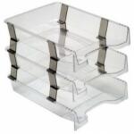 ARK Set 3 tavite suprapozabile fixe cu distantier, 33x26.2x6.5cm, Ark
