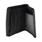 Blank Mapa plastic A4 cu fermoar si multiple compartimente Executive Portofolio - negru