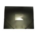 EVOffice Mapa plastic rigid A4 cu elastic si buzunar pentru carte de vizita, 318 x 237mm