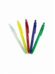  Pix plastic transparent color cu mecanism si mina X20