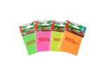 EVOffice Notite statice (magnetice) 75x75mm, culori neon, 100 file
