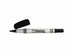  Marker permanent inscriptionare CD/ DVD cu 2 capete: Ultrafine 0.4 mm si Fine 1 mm - negru