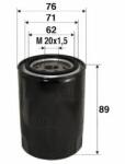 VALEO Filtru ulei PEUGEOT 407 SW (6E) (2004 - 2016) VALEO 586000