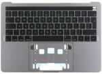 Apple MacBook Pro 13" A1989 (Mid 2018 - Mid 2019) - Superior Ramă Tastatură + Tastatură UK + Touch Bar + Microfon + Boxă (Space Gray), Space Gray