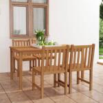 vidaXL Set mobilier grădină, 5 piese, lemn masiv de tec (3059933) - comfy