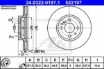 ATE Disc frana PEUGEOT BIPPER (AA) (2008 - 2016) ATE 24.0322-0197.1