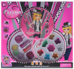 Magic Toys Smink készlet köralakú emeletes tálcákon csillogó színekkel (MKL378815)
