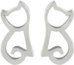 Troli Modern acél fülbevaló Macska