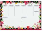 SIGEL Könyökalátét, 420x297 mm, SIGEL "Flower Love (SIJS200) - webpapir