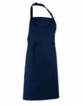 Premier Uniszex, női, férfi kötény, szakács, pincér Premier PR150 Colours Collection’ Bib Apron -Egy méret, Navy