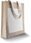 Kimood Uniszex táska Kimood KI0221 Jute Shopper Bag -Egy méret, Turquoise