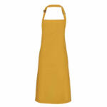 Premier Uniszex, női, férfi kötény, szakács, pincér Premier PR150 Colours Collection’ Bib Apron -Egy méret, Yellow