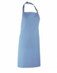 Premier Uniszex, női, férfi kötény, szakács, pincér Premier PR150 Colours Collection’ Bib Apron -Egy méret, Mid Blue