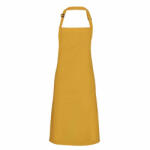 Premier Uniszex, női, férfi kötény, szakács, pincér Premier PR150 Colours Collection’ Bib Apron -Egy méret, Mustard