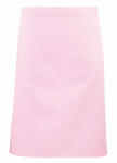 Premier Uniszex, női, férfi kötény, szakács, pincér Premier PR151 Colours Collection’ Mid Length Apron -Egy méret, Pink