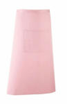 Premier Uniszex, női, férfi zsebes kötény, szakács, pincér Premier PR158 Colours Collection’ Bar Apron With pocket -Egy méret, Pink