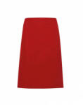 Premier Uniszex, női, férfi kötény, szakács, pincér Premier PR131 Calibre' Heavy Cotton Canvas Waist Apron -Egy méret, Red