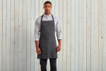 Premier Uniszex, női, férfi kötény, szakács, pincér Premier PR165 Essential' Bib Apron -Egy méret, Navy