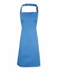 Premier Uniszex, női, férfi kötény, szakács, pincér Premier PR150 Colours Collection’ Bib Apron -Egy méret, Sapphire