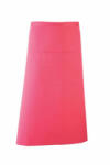 Premier Uniszex, női, férfi zsebes kötény, szakács, pincér Premier PR158 Colours Collection’ Bar Apron With pocket -Egy méret, Fuchsia