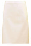 Premier Uniszex, női, férfi kötény, szakács, pincér Premier PR151 Colours Collection’ Mid Length Apron -Egy méret, Natural