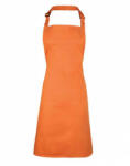 Premier Uniszex, női, férfi kötény, szakács, pincér Premier PR150 Colours Collection’ Bib Apron -Egy méret, Terracotta