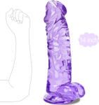 Paloqueth Massive Extra Large Realistic Dildo with Suction Cup 14 Inch Transparent Dildo