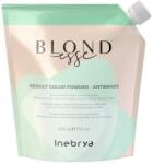 Inebrya Pudră cu micropegmenți verzi pentru decolorarea părului - Inebrya Blondesse Reduct Color Powder Antibrass 500 g