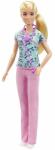 Mattel Barbie Careers dolls: Barbie asistentă - cu păr blond (GTW39) Papusa Barbie