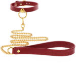 Taboom Luxury nyakörv O gyűrűvel, láncpórázzal - szeresdmagad