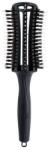 Olivia Garden Perie brushing, mare, neagră - Olivia Garden Finger Brush Round Black Large