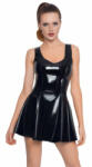 Black Level Rochie Mini din Vinil, Negru, XS
