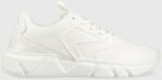 Calvin Klein sneakers din piele LOW TOP LACE UP LTH HF culoarea alb PPYX-OBM01T_00X