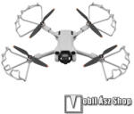  EWB9262 DJI Mini 3 Pro drónhoz propeller védőburkolat - 1szett / 4db, 45g, 9cm sugarú, műanyag, gyors-kioldású, félig zárt - SZÜRKE
