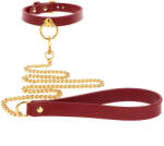  Taboom Luxury nyakörv O gyűrűvel, láncpórázzal - ovszer-vasarlas