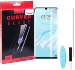 Huawei P30 Pro üvegfólia, tempered glass, előlapi, UV, edzett, hajlított