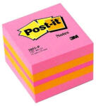 Post-it Öntapadós jegyzet 3M Post-it LP2051P 51x51mm mini kocka vegyes pink 400 lap (12661) - team8