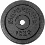 inSPORTline Öntöttvas súlyzótárcsa inSPORTline Castblack 10 kg Súlytárcsa