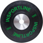 inSPORTline Gumis súlytárcsa inSPORTline Bumper Plate 25 kg Súlytárcsa