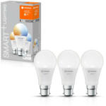OSRAM SMART+ WIFI vezérlésű, LED fényforrás, Classic forma, szabályozható, 9 W-os, változtatható színhőmérséklet: fehér 2700-6500 K, 806 lm, IP20, 15 000 óra, B22d, hangvezérelhető 4058075515666 (4058075515